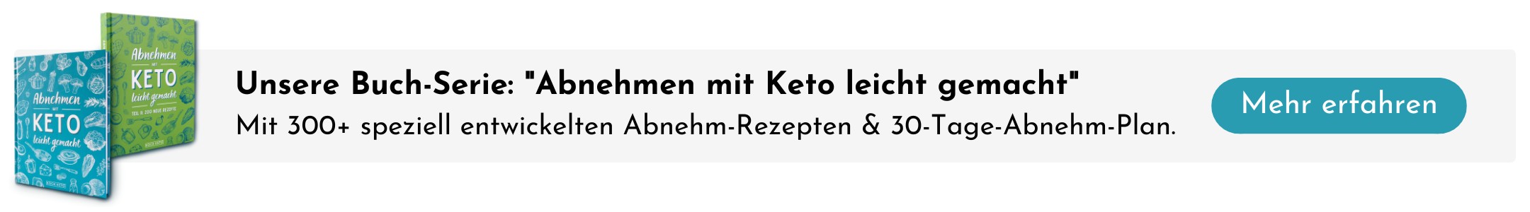 Abnehmen mit Keto leicht gemacht Buch-Reihe Hinweis