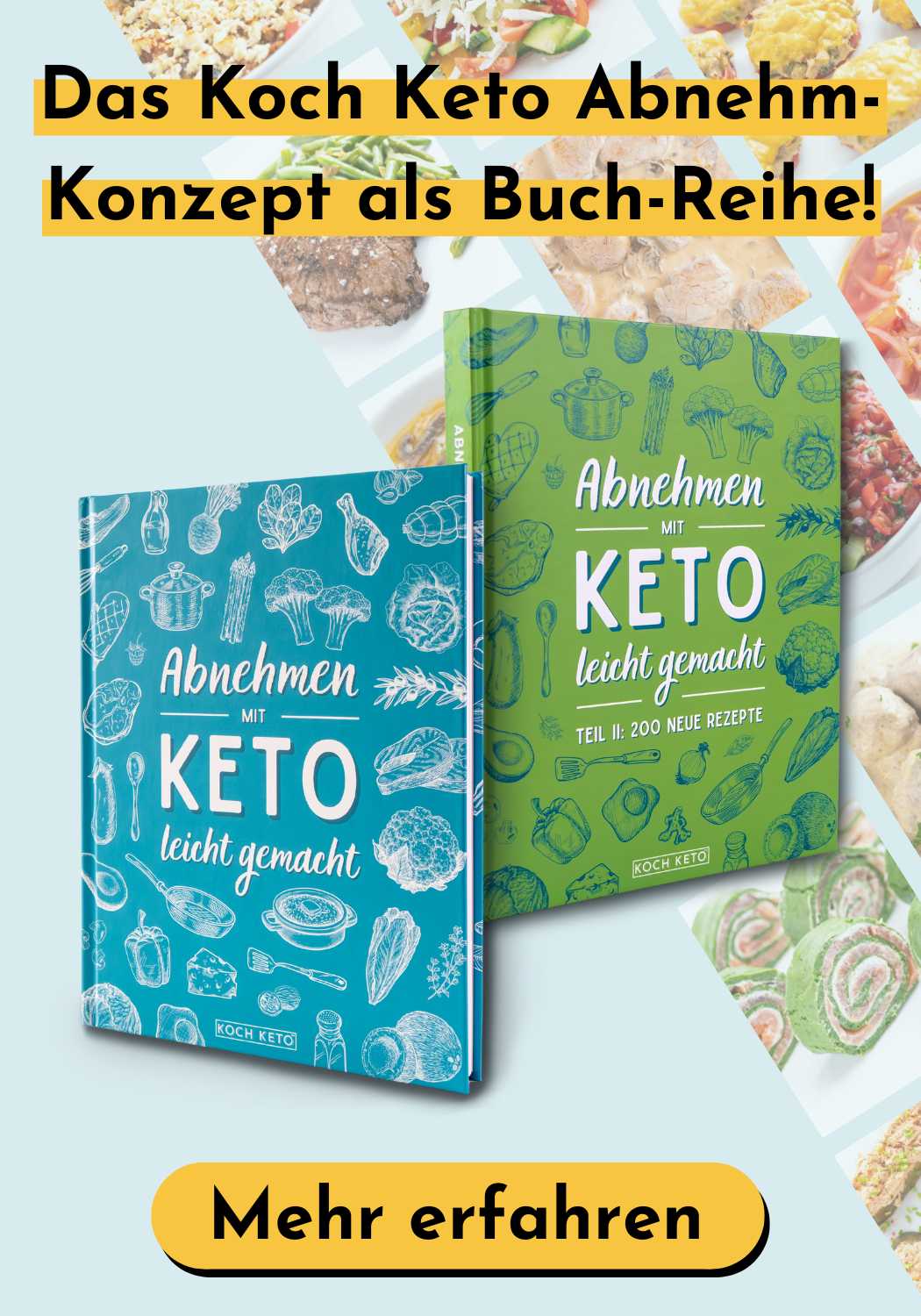 Abnehmen mit Keto leicht gemacht Buch-Reihe Hinweis